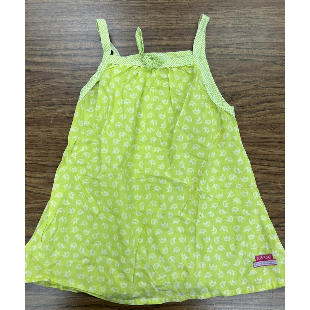 naartjie kids girls size 7 Lime Green Tank